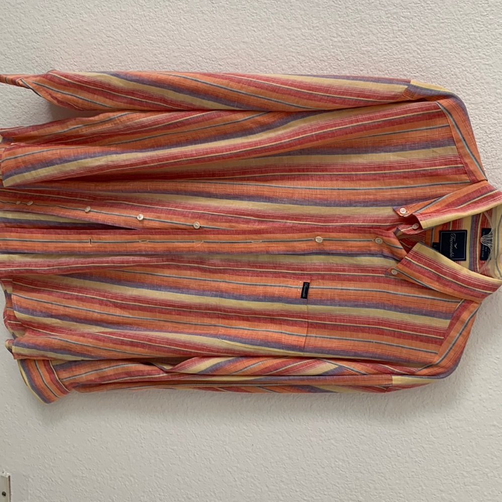 Multi colored linen shirt